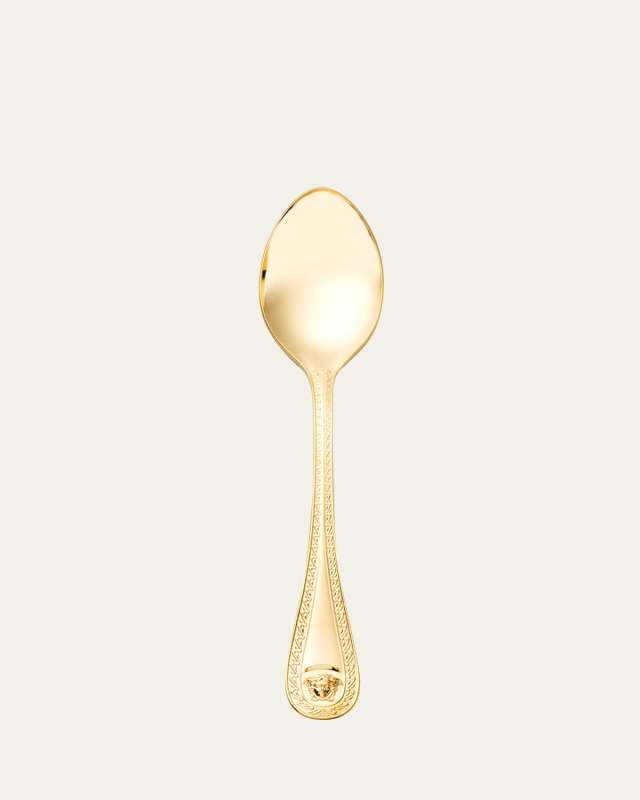 Medusa Gold-Plated Serving Spoon